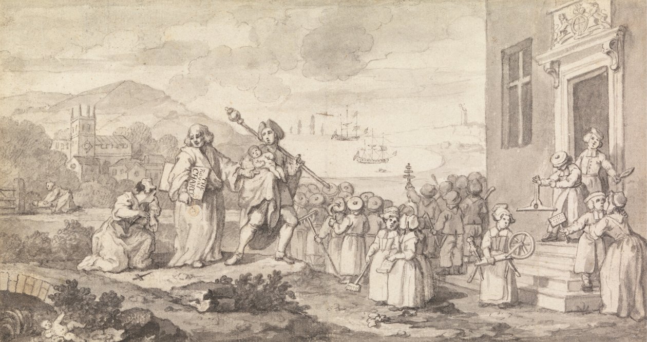 Étude pour les enfants trouvés - William Hogarth