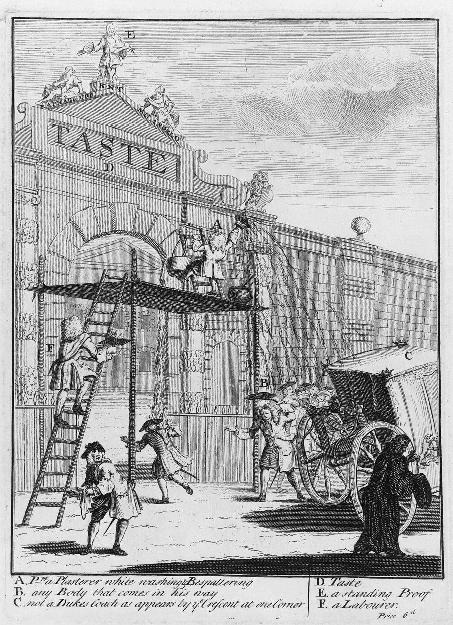 Goût, ou Burlington Gate, 1732 - William Hogarth