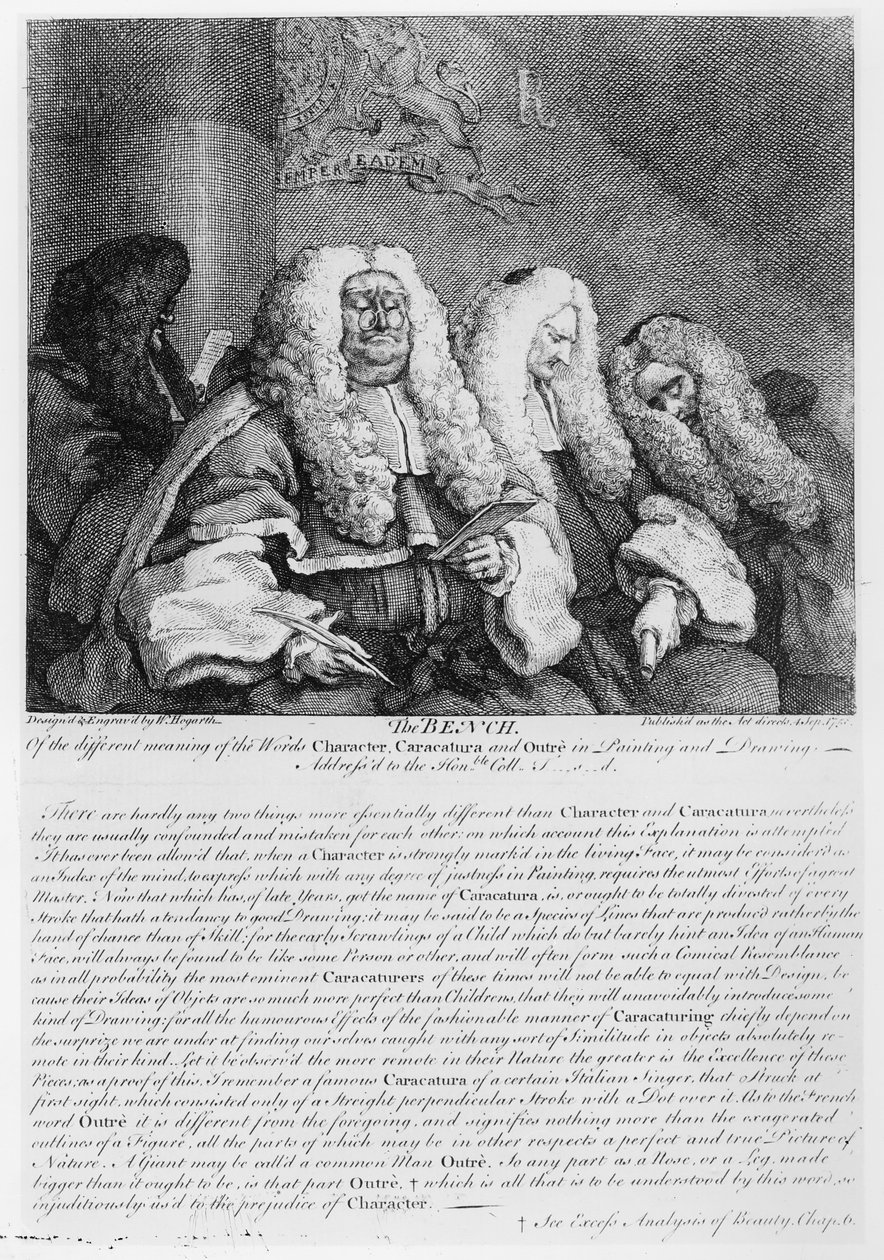 Le Banc, 1758 - William Hogarth