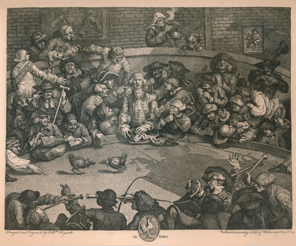 Le Cock-pit, 1759 - William Hogarth