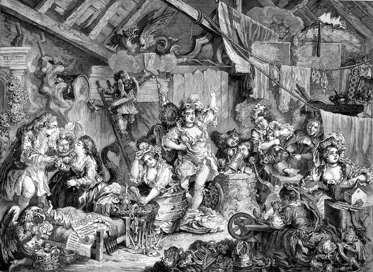 The Company of Strollers par William Hogarth - William Hogarth