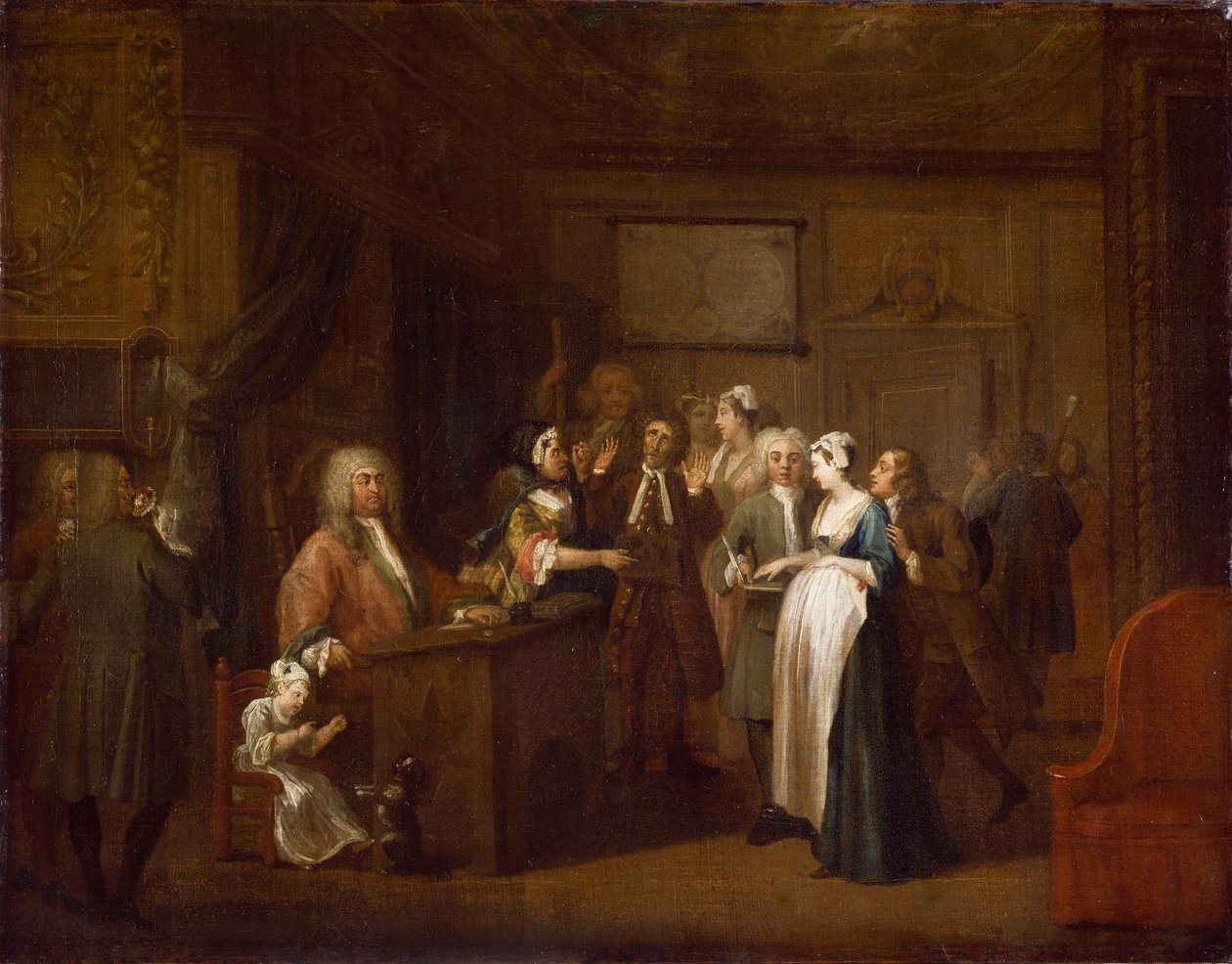 La dénonciation - William Hogarth