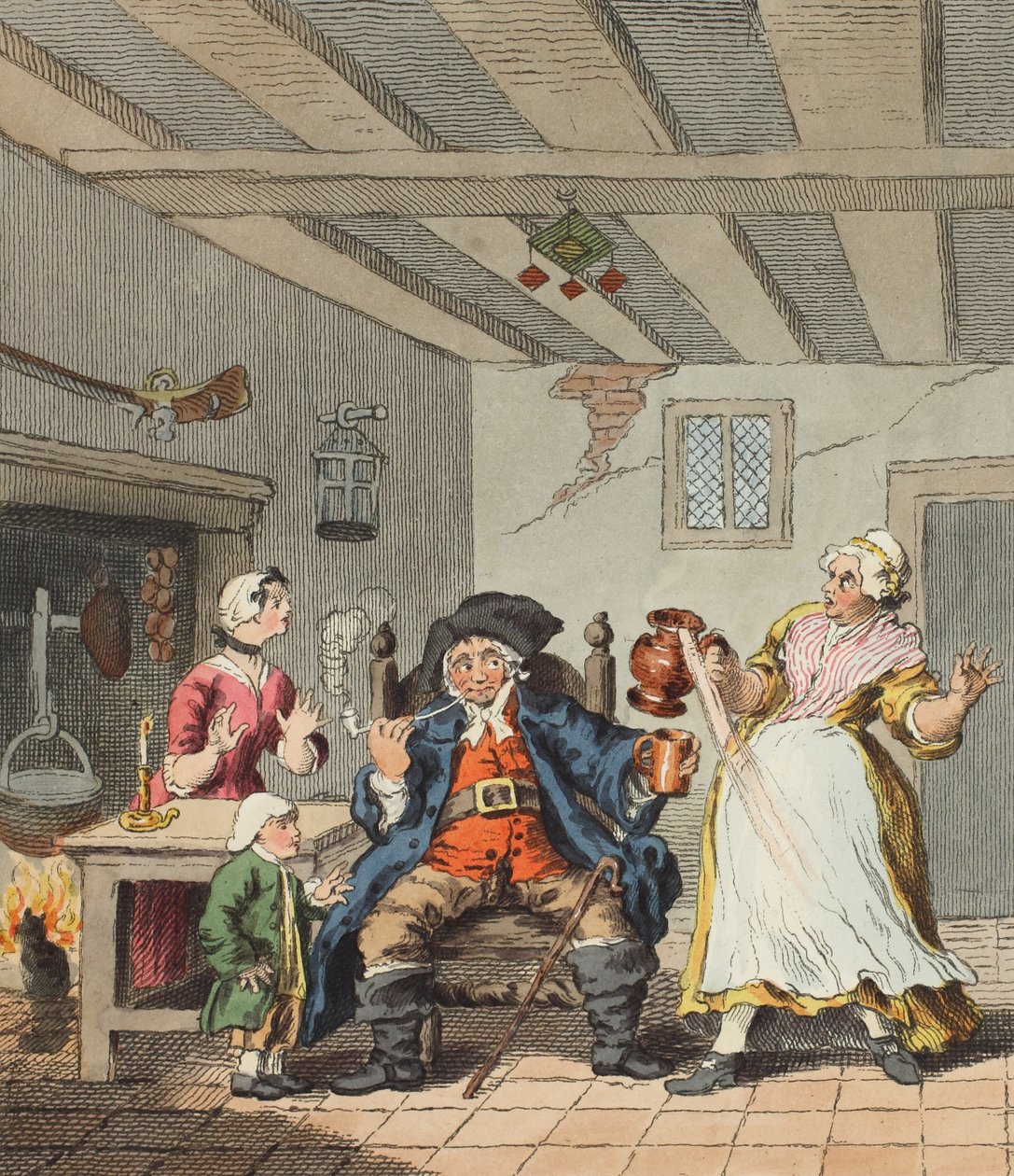 Le retour du fermier, illustration de 