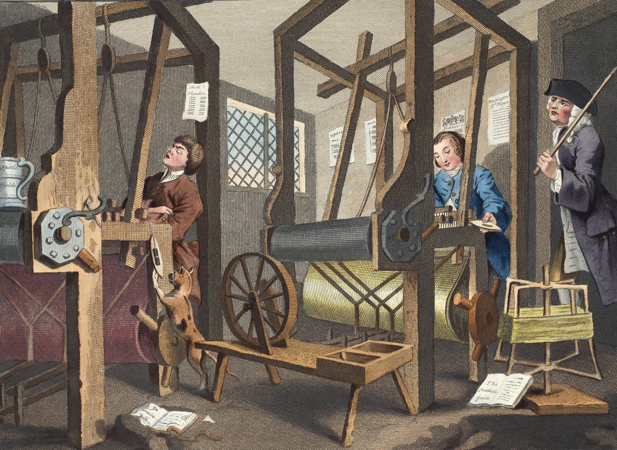 Les compagnons apprentis à leurs métiers, planche I de 