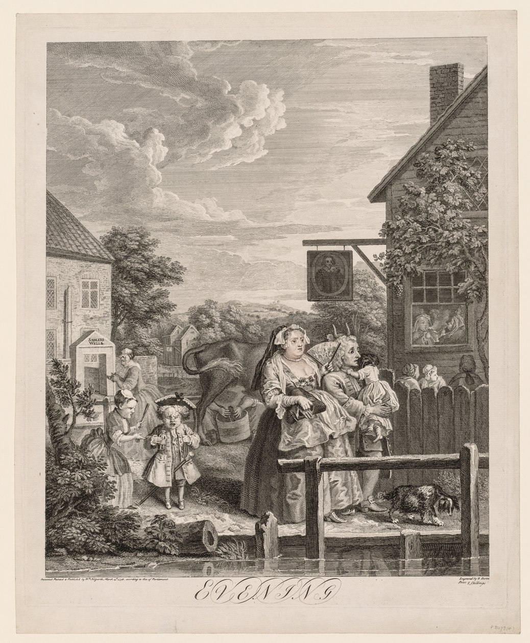 Les Quatre Moments de la Journée : Soir - William Hogarth