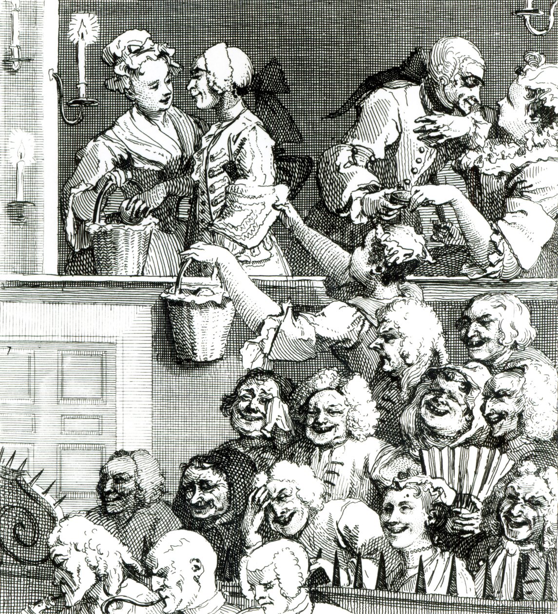 Le public rieur, 1733 - William Hogarth