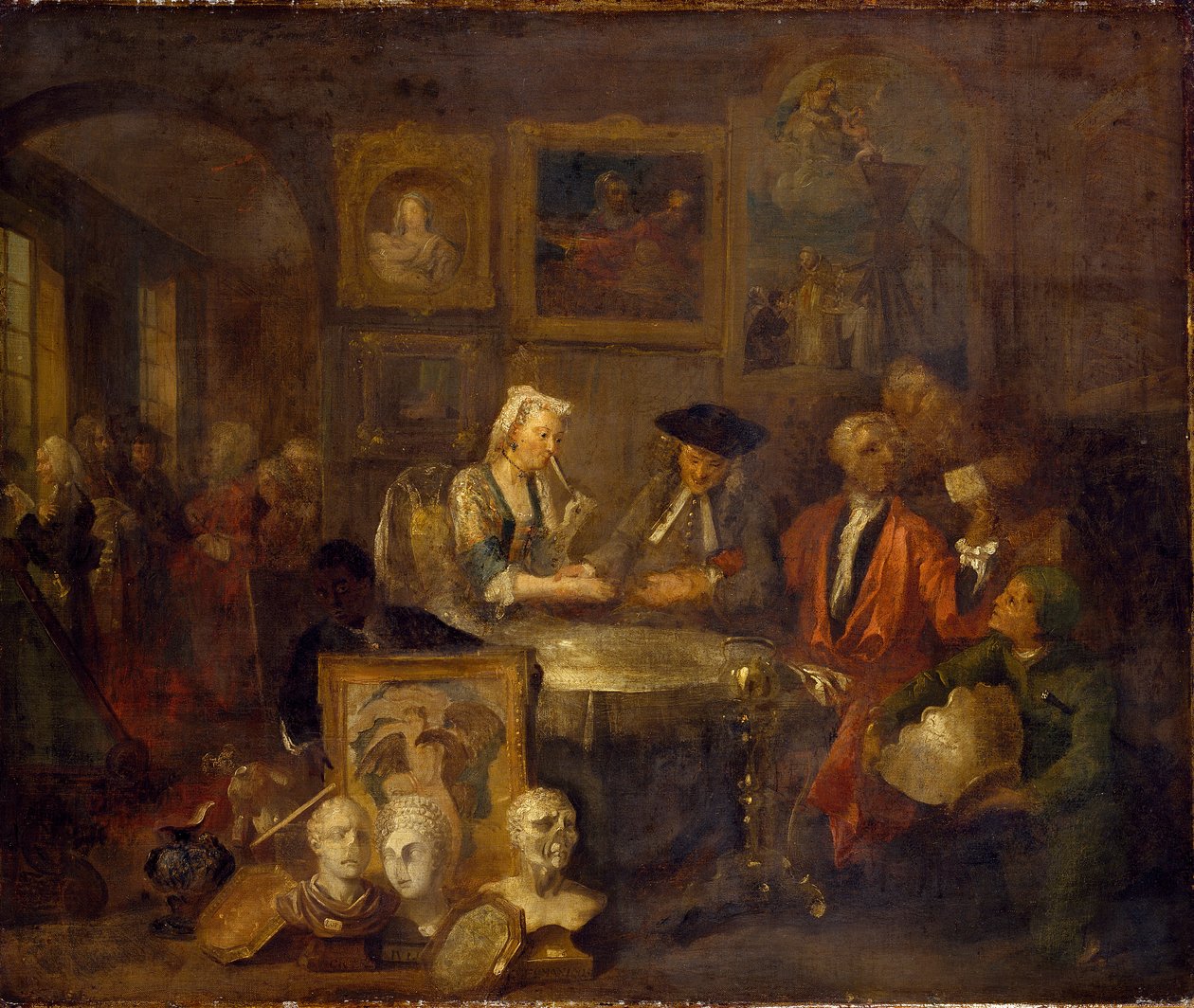 Le contrat de mariage, début des années 1730 - William Hogarth