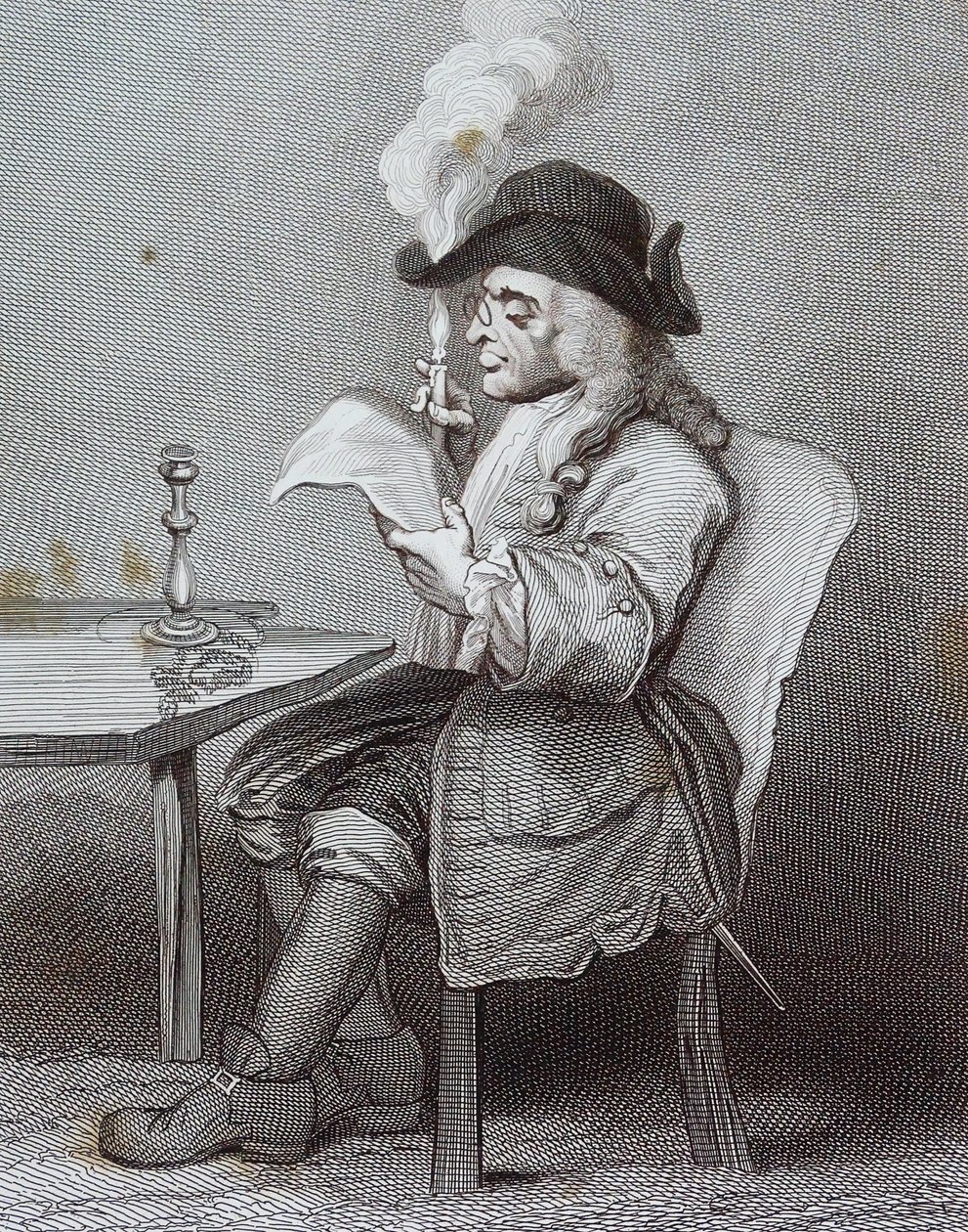 Le Politicien par William Hogarth (1697-1764) - William Hogarth
