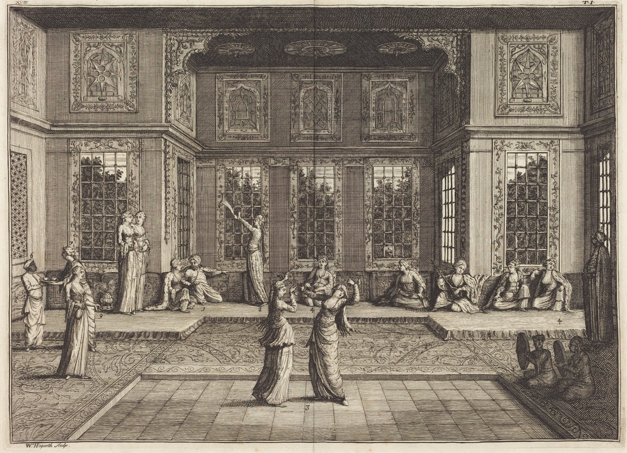 Le sérail - William Hogarth