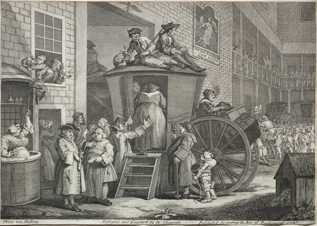 La diligence - William Hogarth