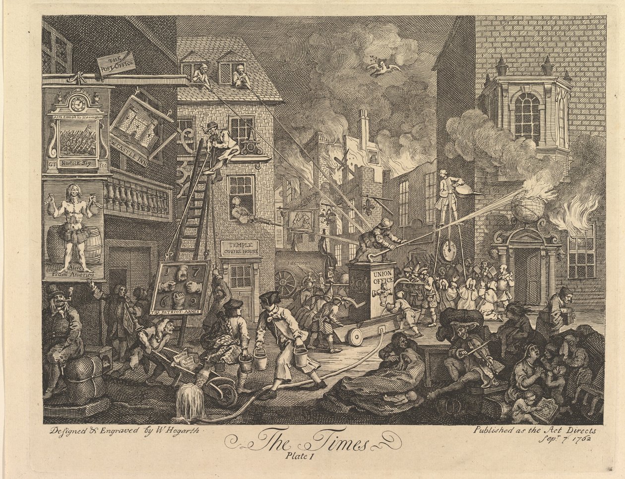 The Times, planche 1 - William Hogarth