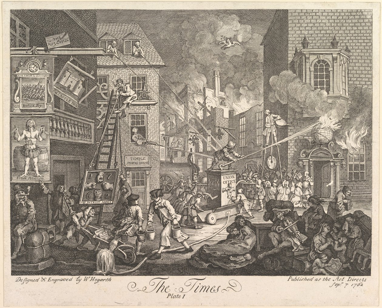 The Times, planche 1 - William Hogarth