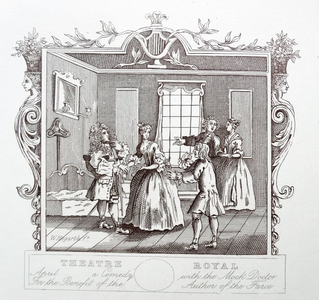 Théâtre Royal; Drury Lane; Londres - William Hogarth