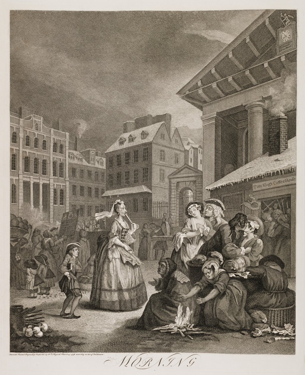 fr : Les quatre moments de la journée : Le matin - William Hogarth