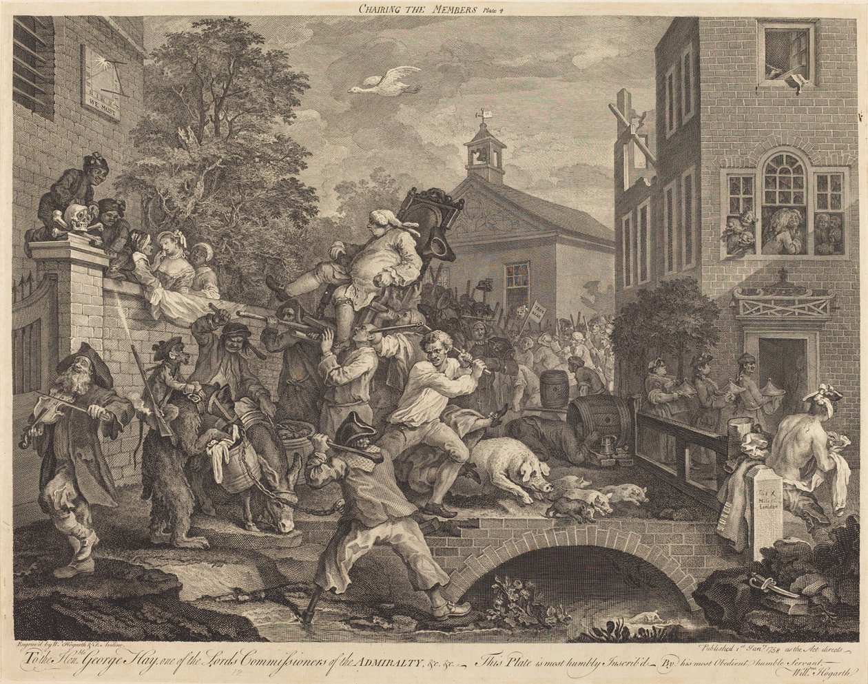 Porter les membres - William Hogarth and Francois Antoine Aveline