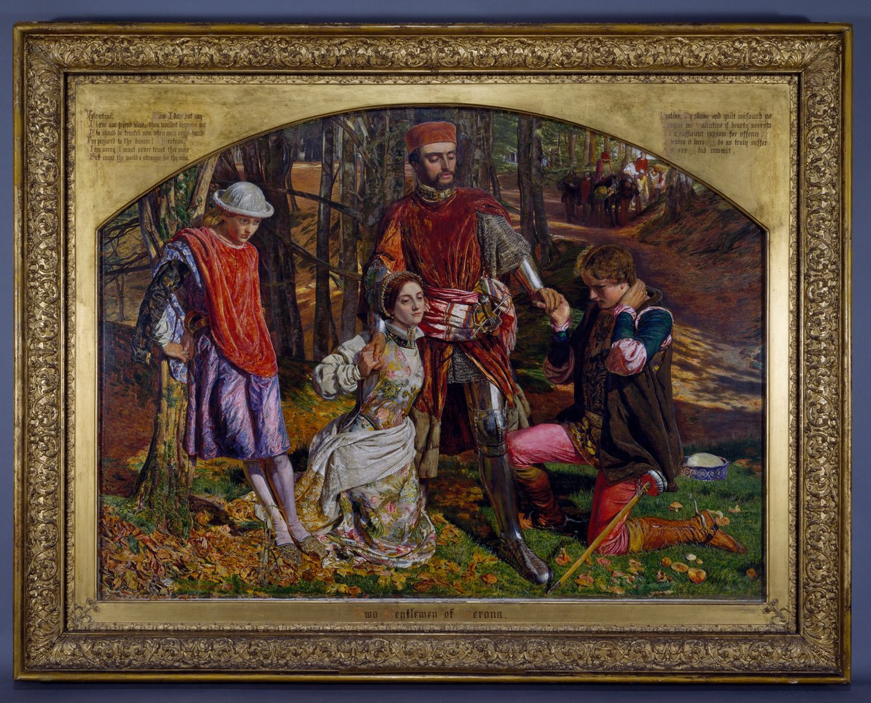 Valentine sauvant Sylvia de Proteus, 1851 - William Holman Hunt