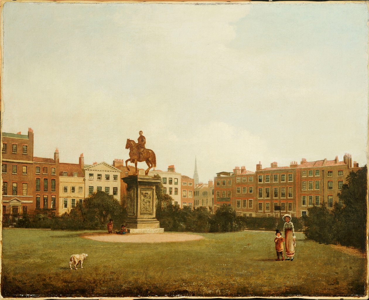 Vue de Leicester Square - William James