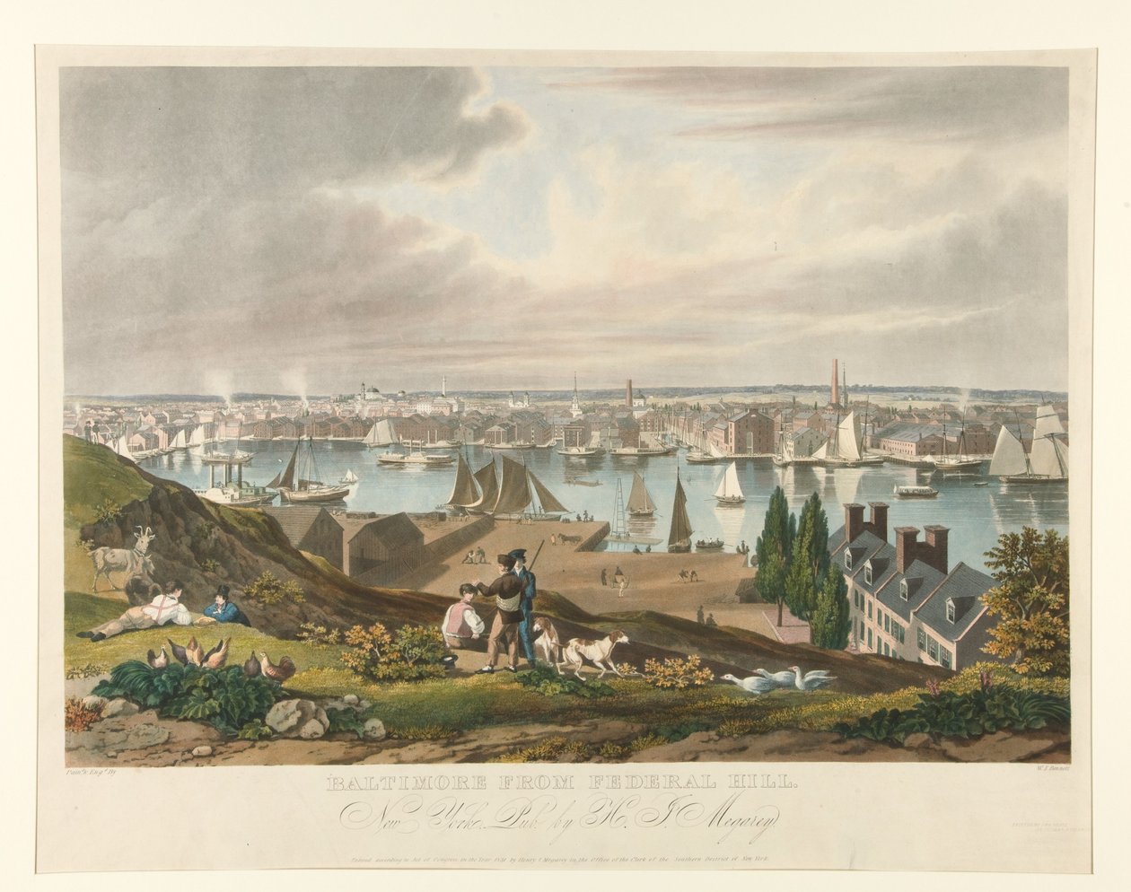 Baltimore vu depuis Federal Hill - William James Bennett