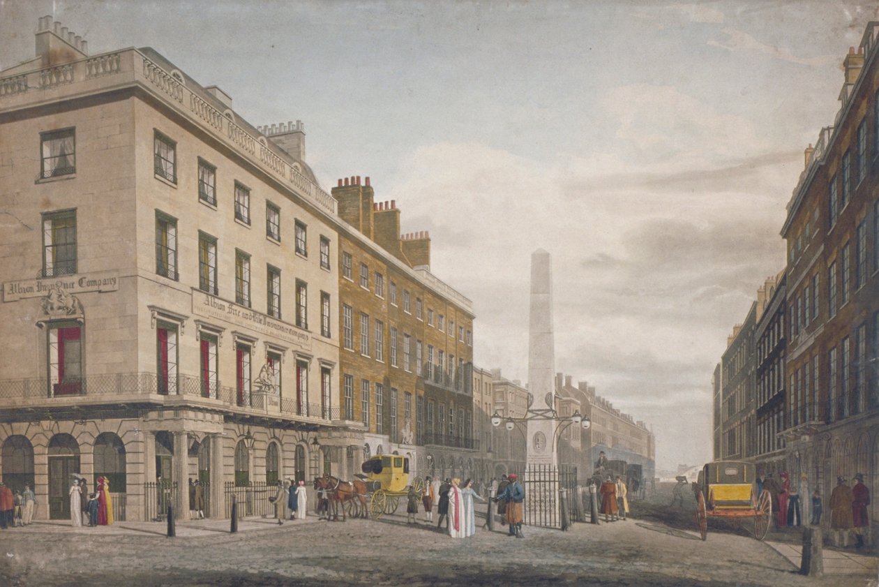 New Bridge Street, City de Londres, 1809 - William James Bennett