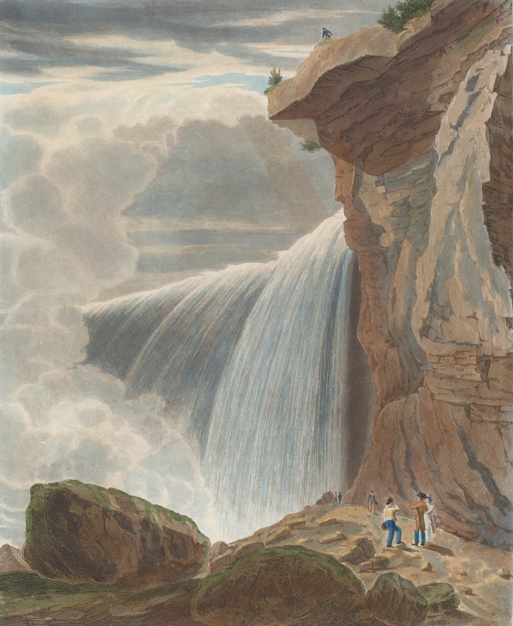 Chutes du Niagara depuis Table Rock, 1829 - William James Bennett