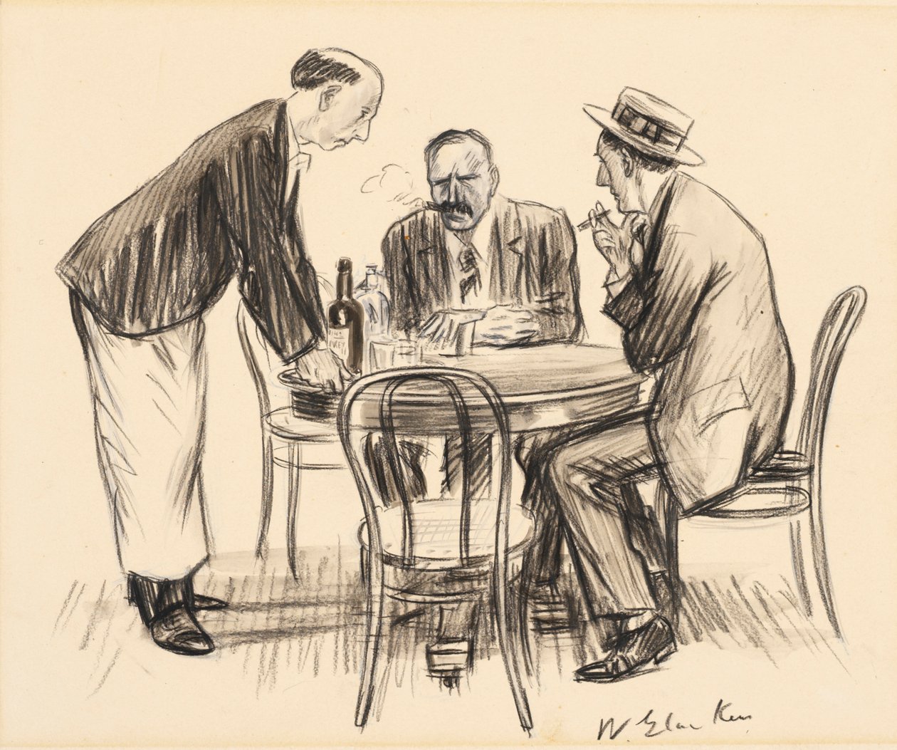 Plus jamais, remarqua-t-il sombrement - William James Glackens