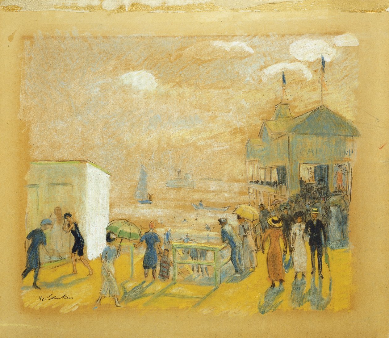 La Batterie - William James Glackens
