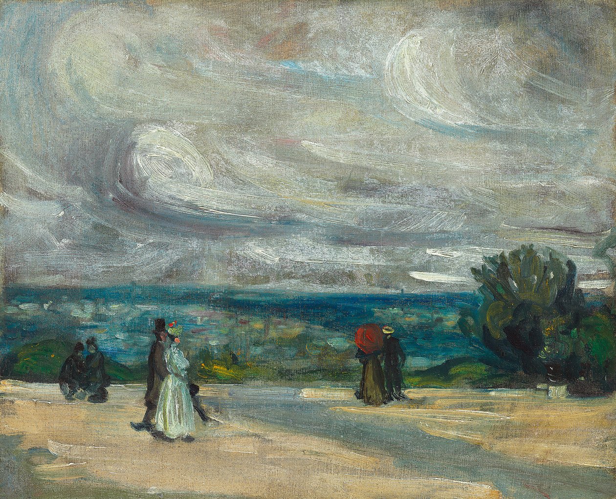 La Terrasse - William James Glackens