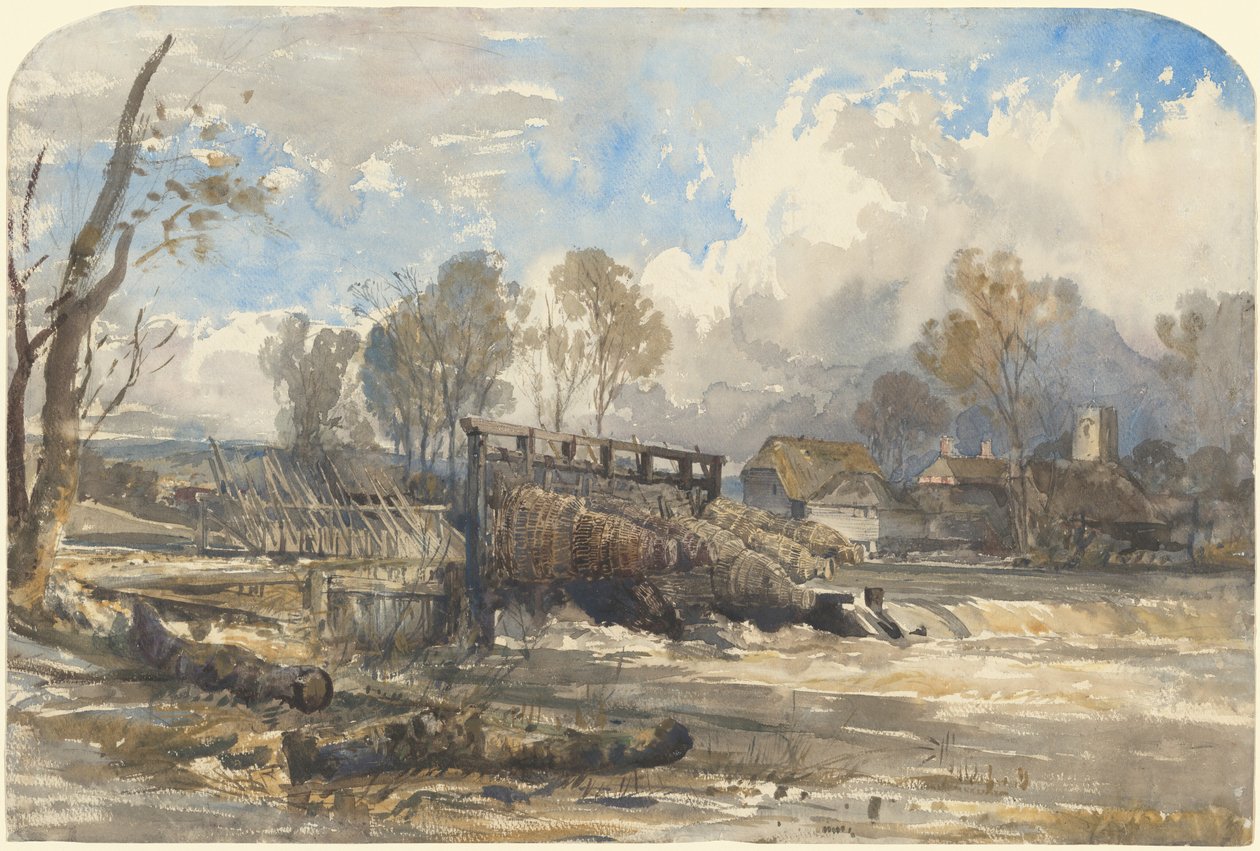 « Eel Bucks » à Goring - William James Muller