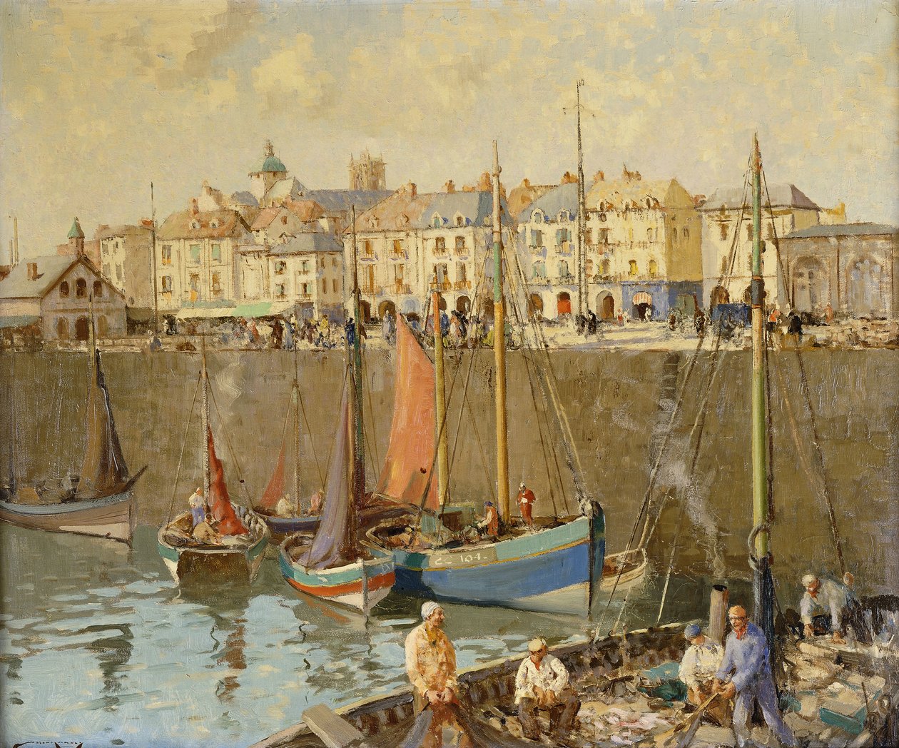 Le Quai, Dieppe - William Lee Hankey
