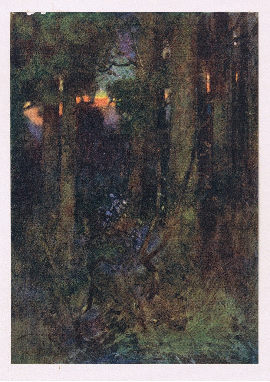 Ces bois emmêlés où les oiseaux oublient de chanter, mais où les chauves-souris silencieuses se blottissent en grappes somnolentes - William Lee Hankey