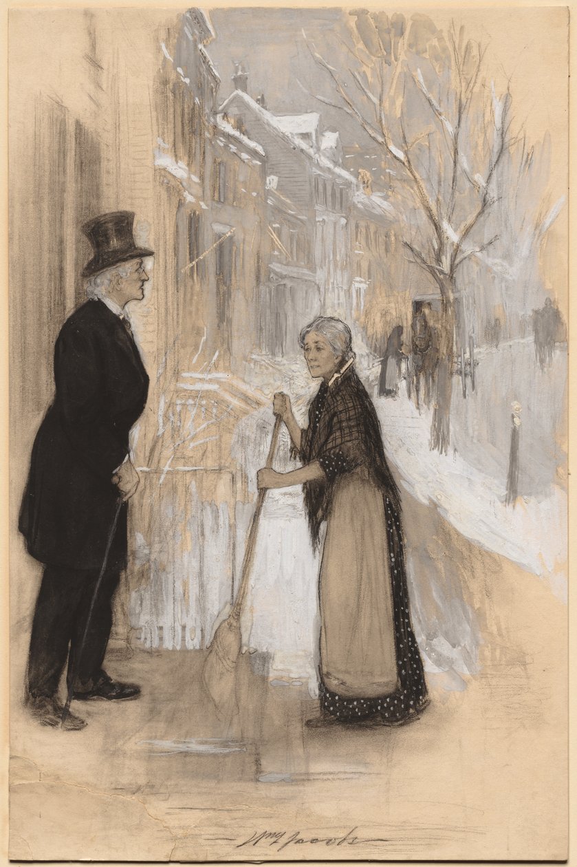 Esquisse pour illustrer "Non Honorablement Libéré" - William Leroy Jacobs