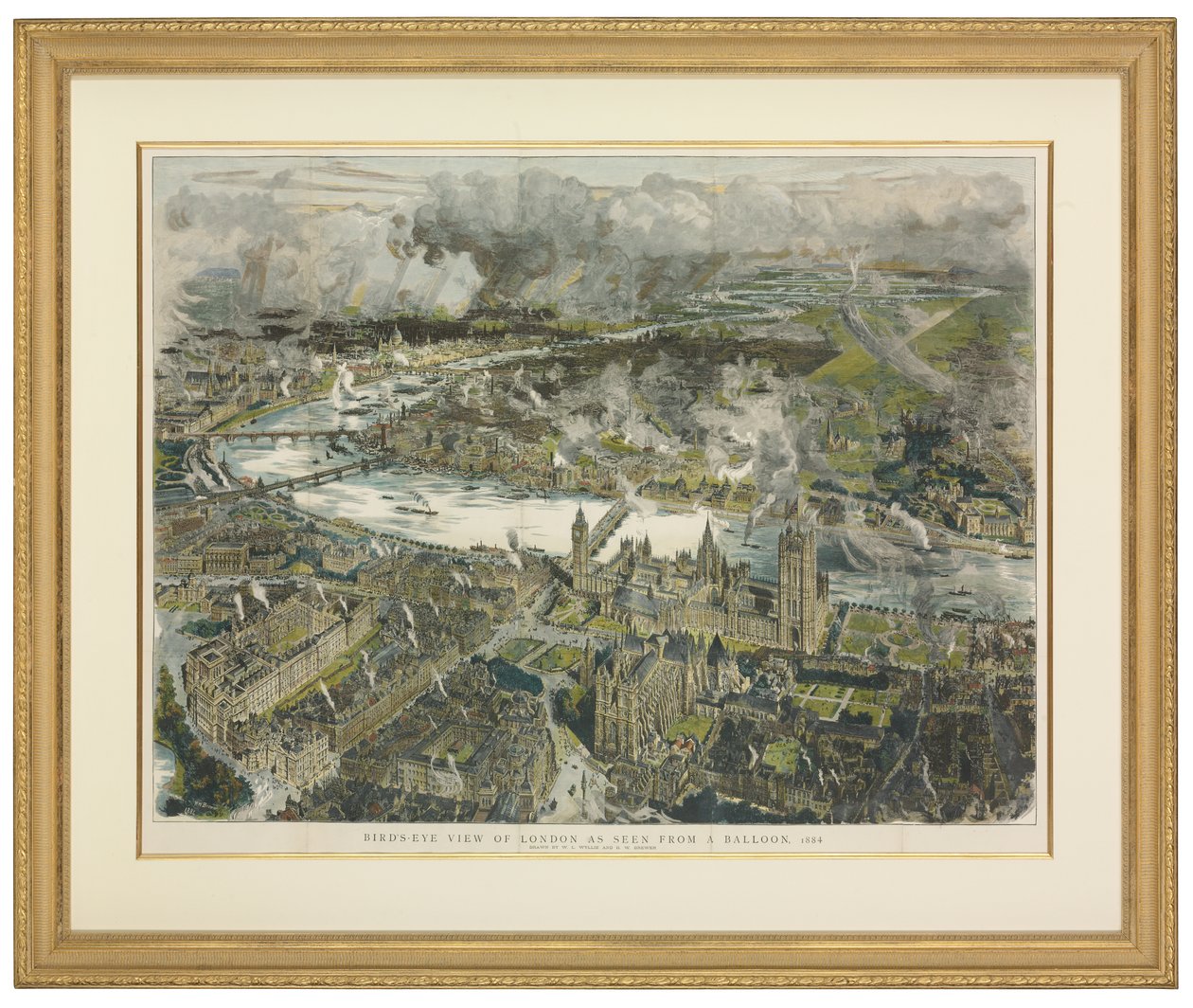 Vue Aérienne de Londres Vue d