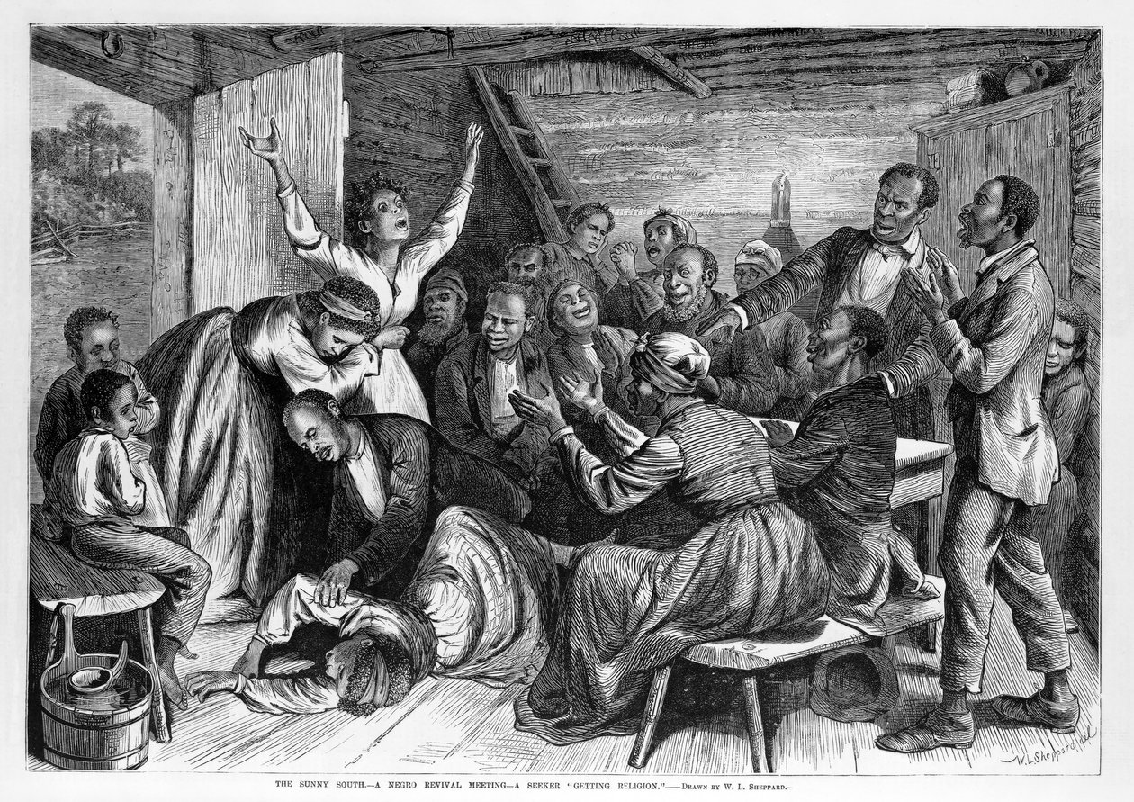 Le Sud ensoleillé - une réunion de réveil - un chercheur 