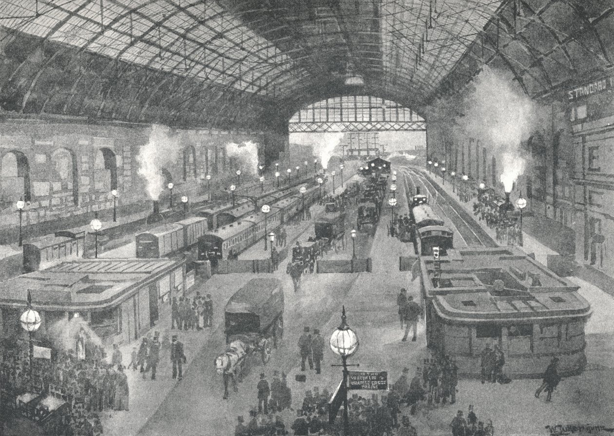 Gare de Cannon Street - Nuit, 1891 - William Luker