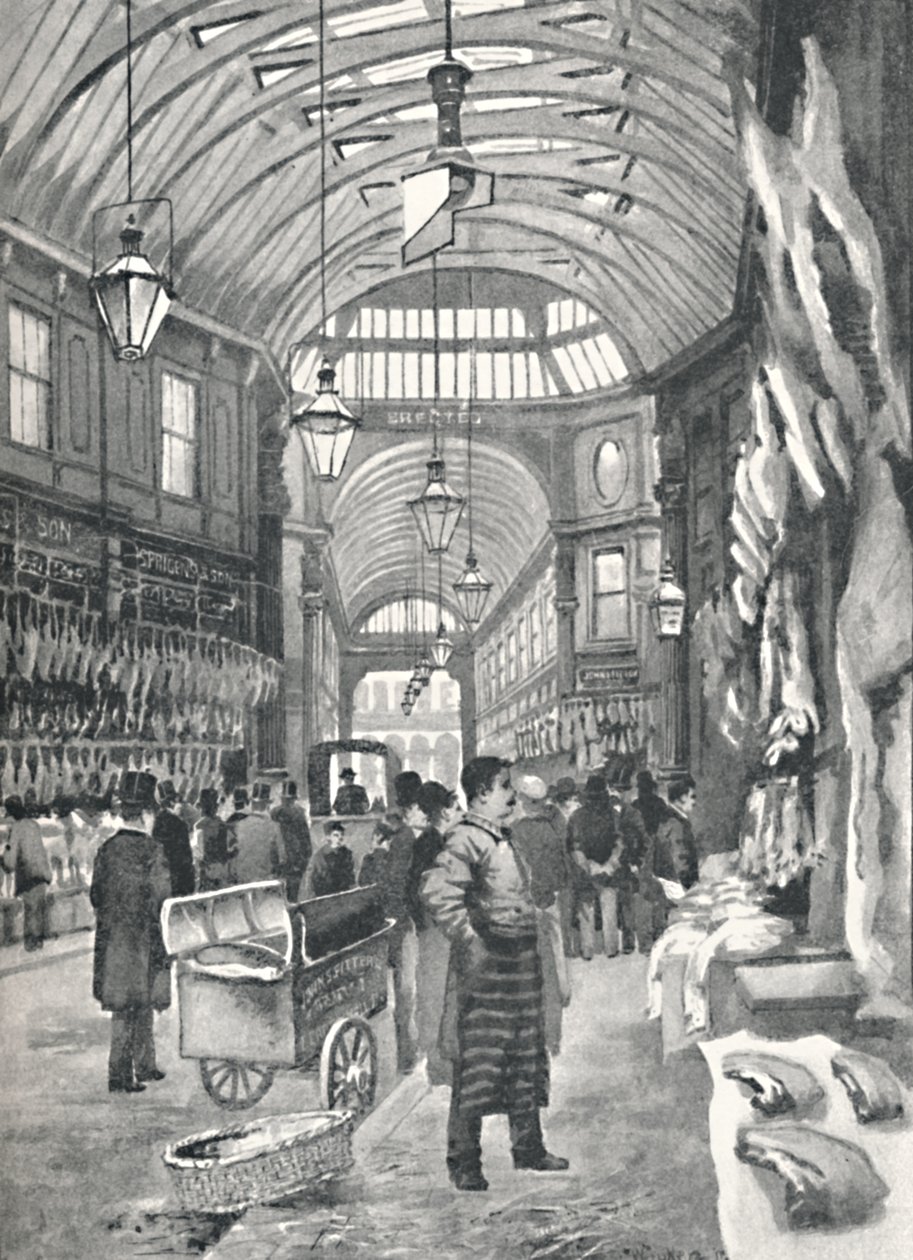 Leadenhall Market, 1891 - William Luker