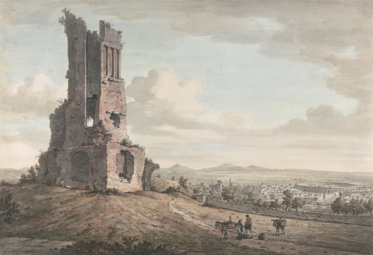 Nîmes depuis la Tour Magne - William Marlow