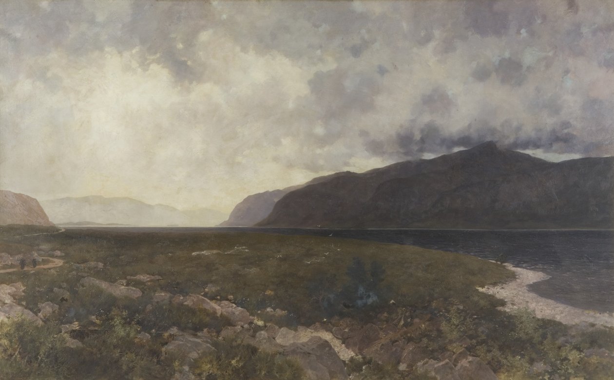 Loch Maree depuis Grudie Bridge, c.1905 - William Matthew Hale