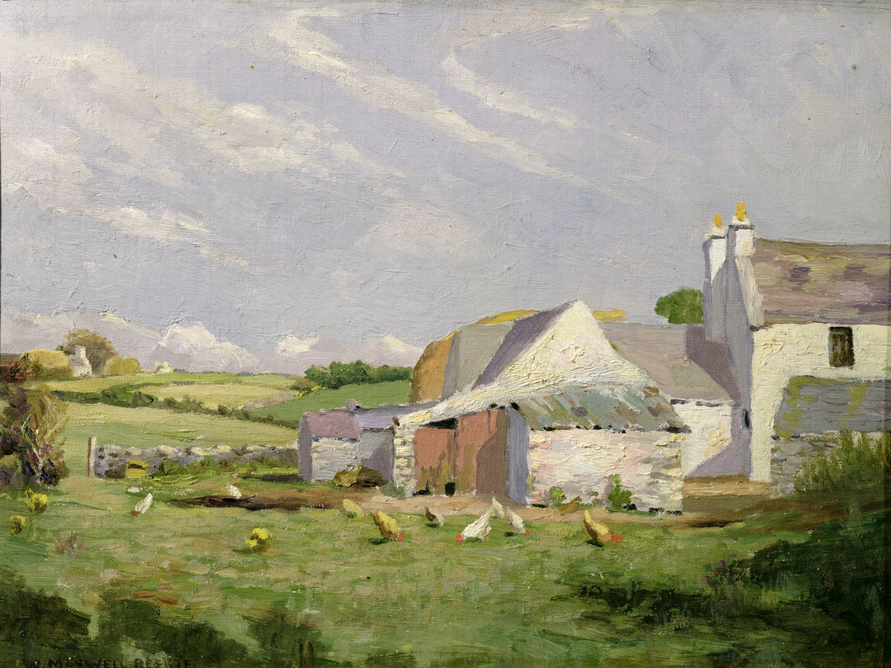 Une ferme à Anglesey - William Maxwell Reekie