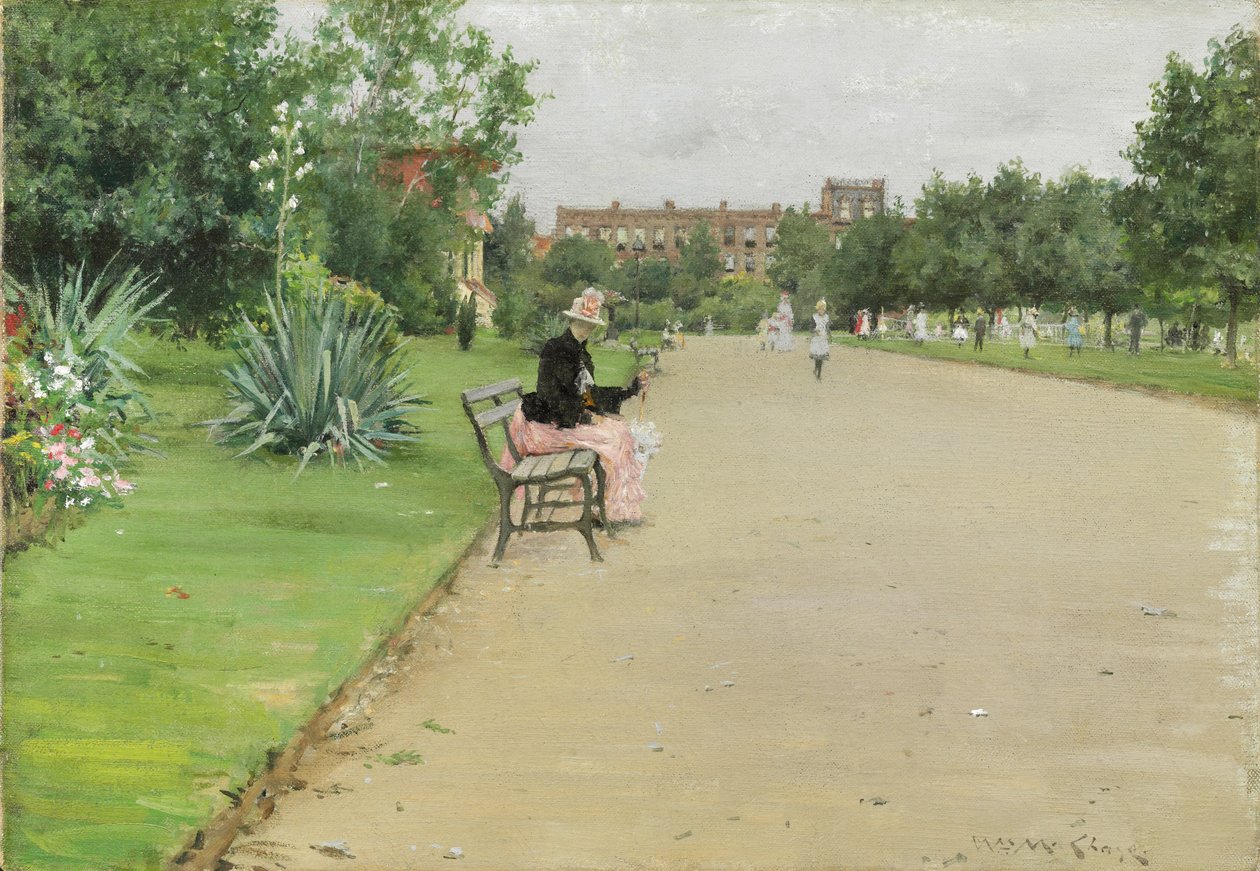 Un parc de la ville, vers 1887 - William Merritt Chase