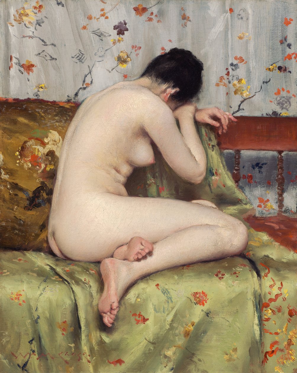 Une magdalène moderne - William Merritt Chase
