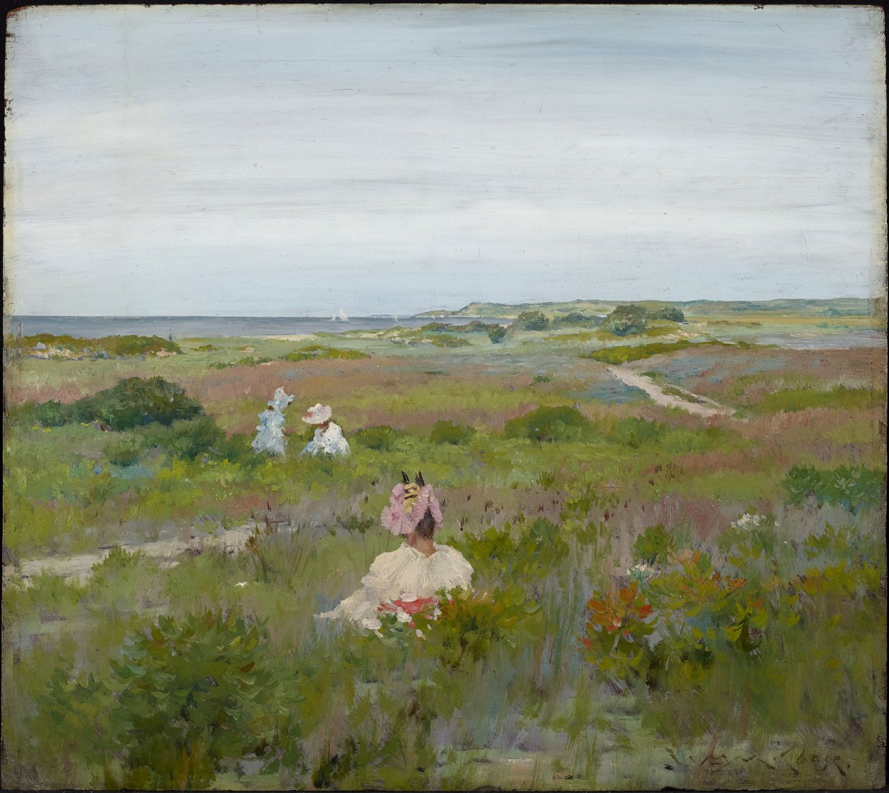 Paysage : Shinnecock, Long Island - William Merritt Chase