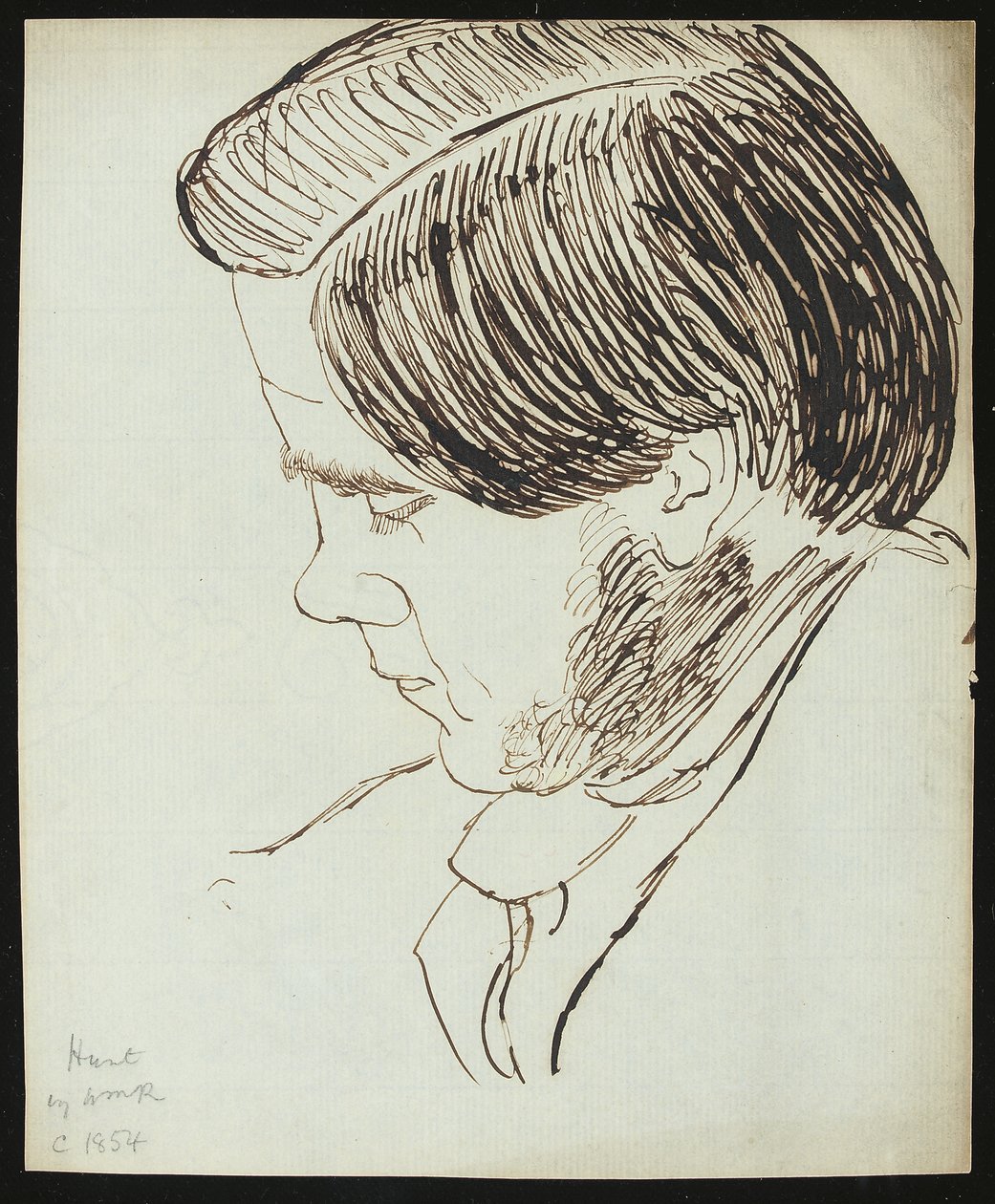 Portrait de William Holman Hunt - William Michael Rossetti