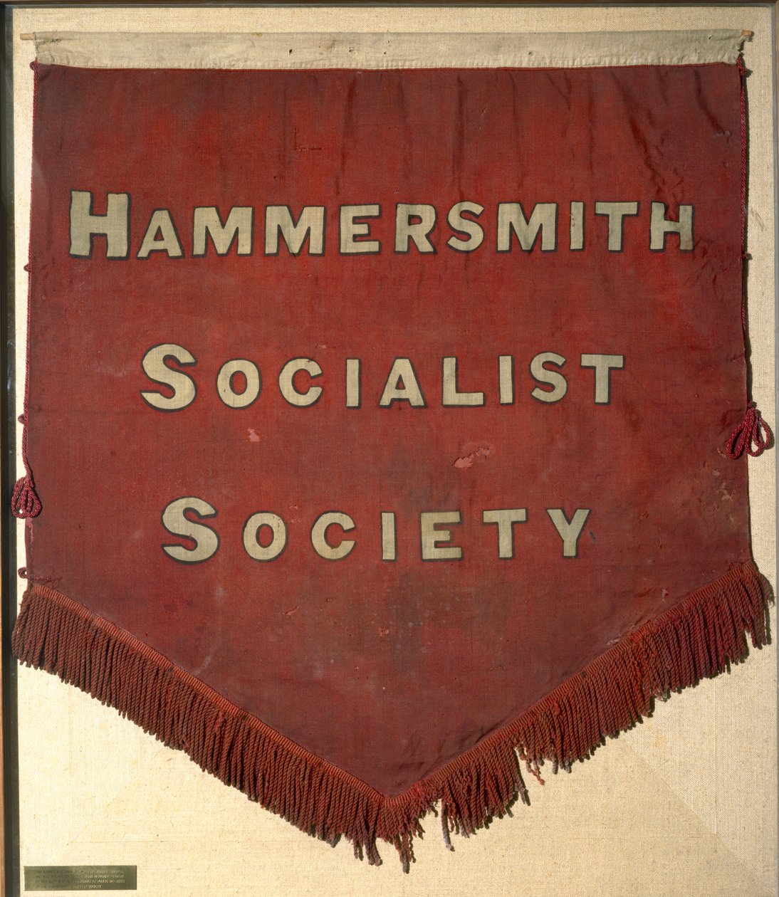 Bannière de la Hammersmith Socialist Society - William Morris