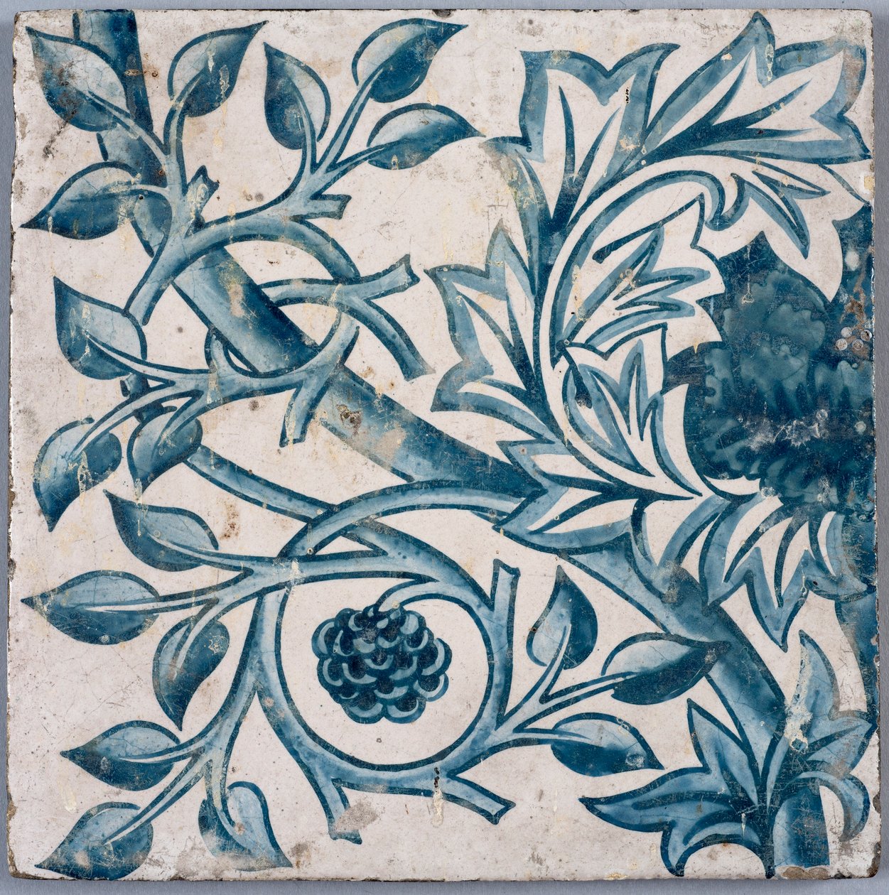 Motif floral bleu - William Morris