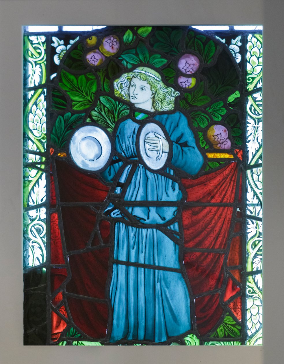 Ménestrel avec cymbales, conçu par William Morris - William Morris