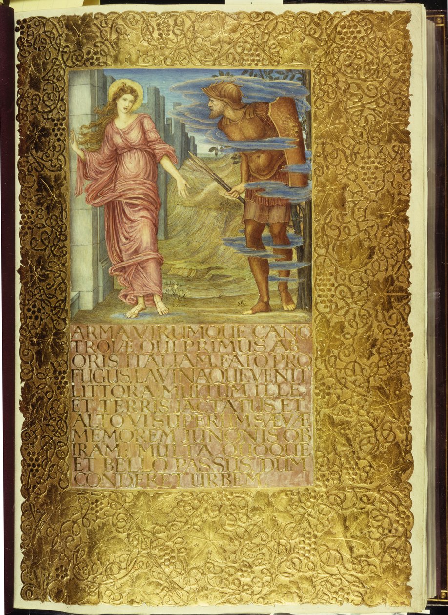 Vénus et Énée, ouverture du Livre I de l