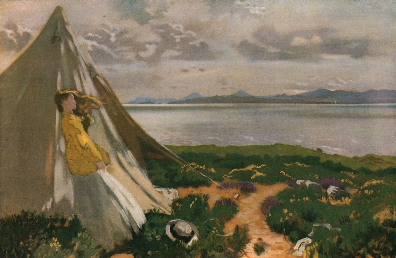 Une journée venteuse : Howth Head, début du 20e siècle, vers 1930 - William Newenham Montague Orpen