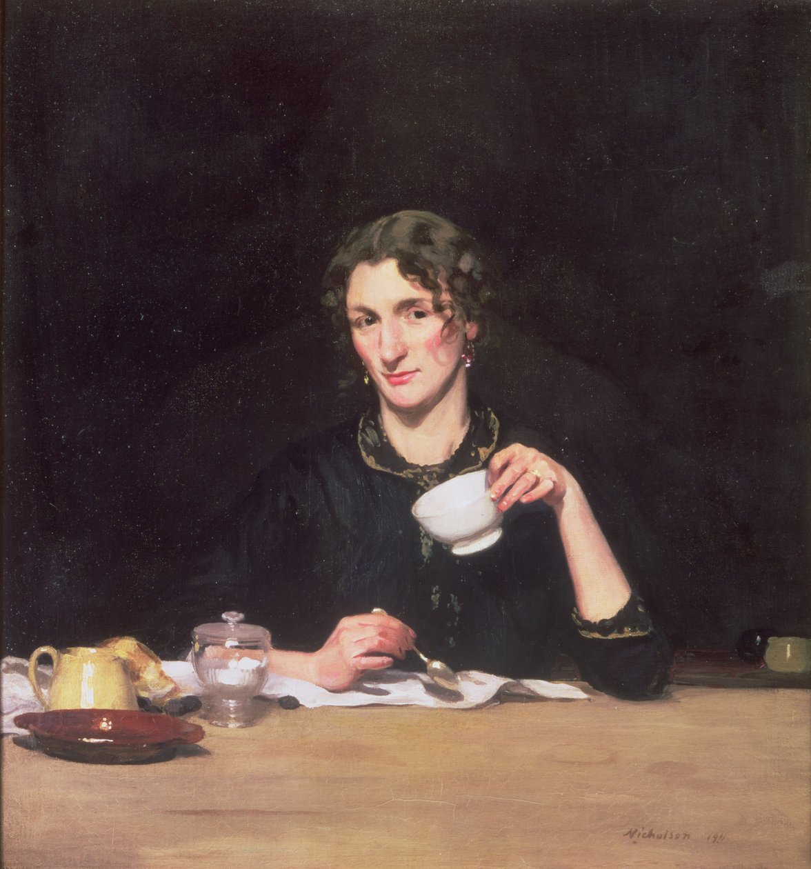 Une dame au petit déjeuner ou Le Déjeuner de Marie - William Nicholson