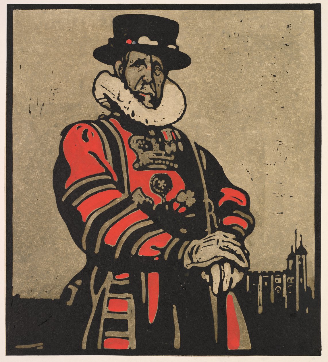 Types de Londres : Beefeater - William Nicholson