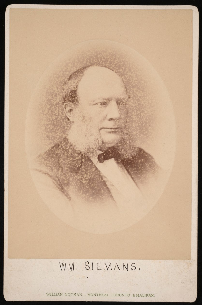 Portrait de Carl Wilhelm Siemens - William Notman